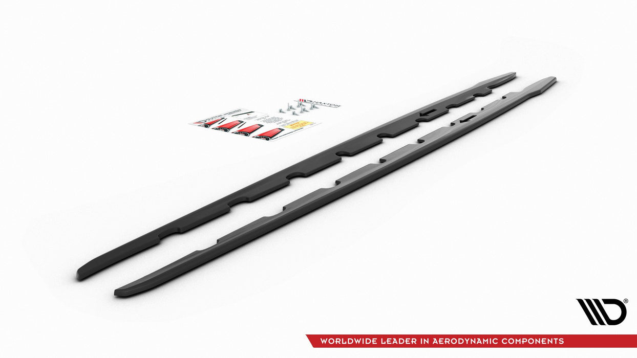 Side Skirts Diffusers V.2 for BMW 1 M-Pack /  M135i / 128ti-BM-1-40-MPACK-SD2G