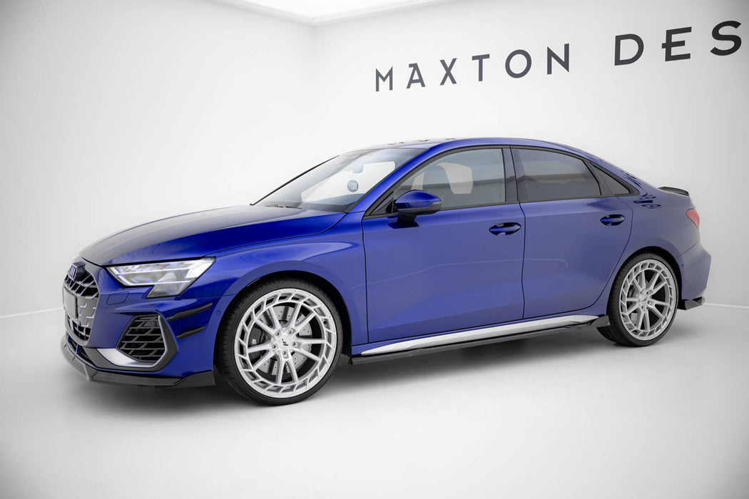 Side Skirts Diffusers V.3 Audi S3 Sportback / A3 S-line Sportback  8Y Facelift
