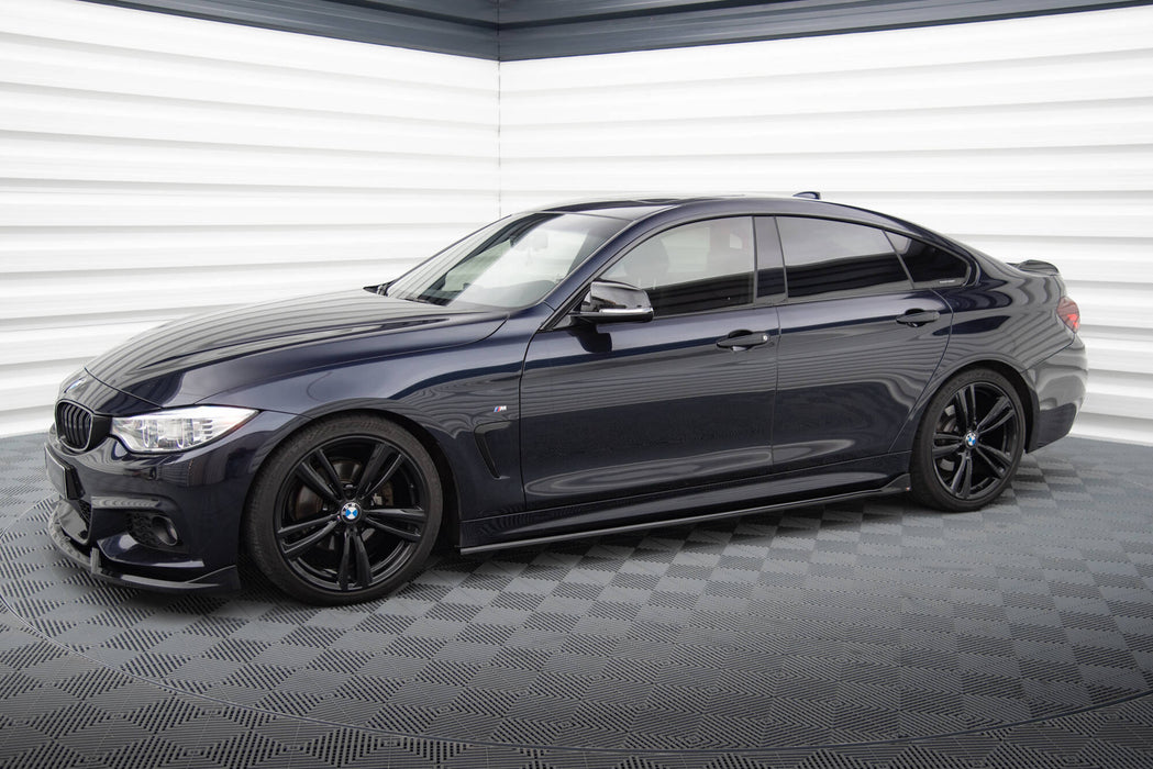 Side Skirts Diffusers V.3 BMW 4 Coupe / Gran Coupe / Cabrio M-Pack F32 / F36 / F33-BM-4-F36-GC-MPACK-SD1G