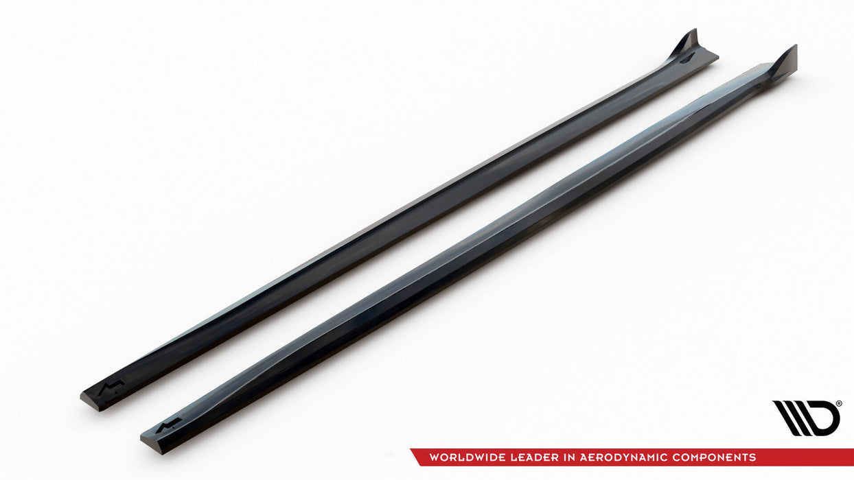Side Skirts Diffusers V.3 BMW 4 Coupe / Gran Coupe / Cabrio M-Pack F32 / F36 / F33-BM-4-F36-GC-MPACK-SD1G