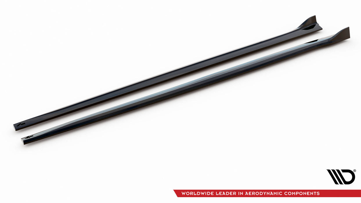 Side Skirts Diffusers V.3 BMW 4 Coupe / Gran Coupe / Cabrio M-Pack F32 / F36 / F33-BM-4-F36-GC-MPACK-SD1G
