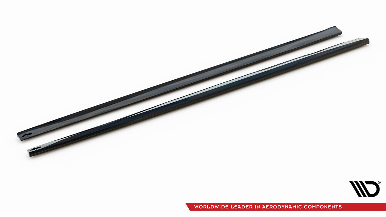 Side Skirts Diffusers V.3 BMW 4 Coupe / Gran Coupe / Cabrio M-Pack F32 / F36 / F33-BM-4-F32-MPACK-SD3G