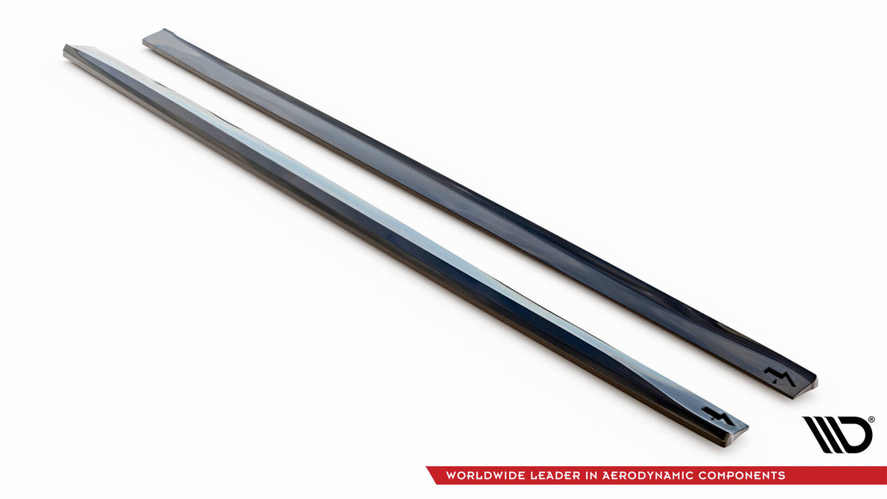 Side Skirts Diffusers V.3 BMW 4 Coupe / Gran Coupe / Cabrio M-Pack F32 / F36 / F33-BM-4-F32-MPACK-SD3G