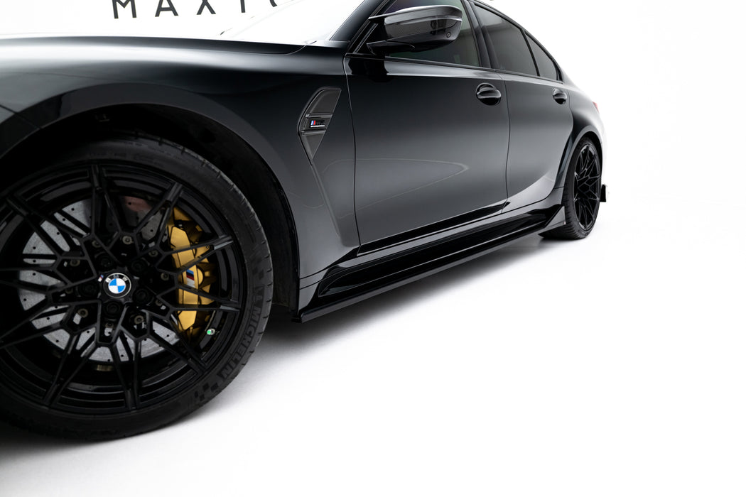 Side Skirts Diffusers V.3 CSL Look BMW M3 Sedan / Touring G80 / G81