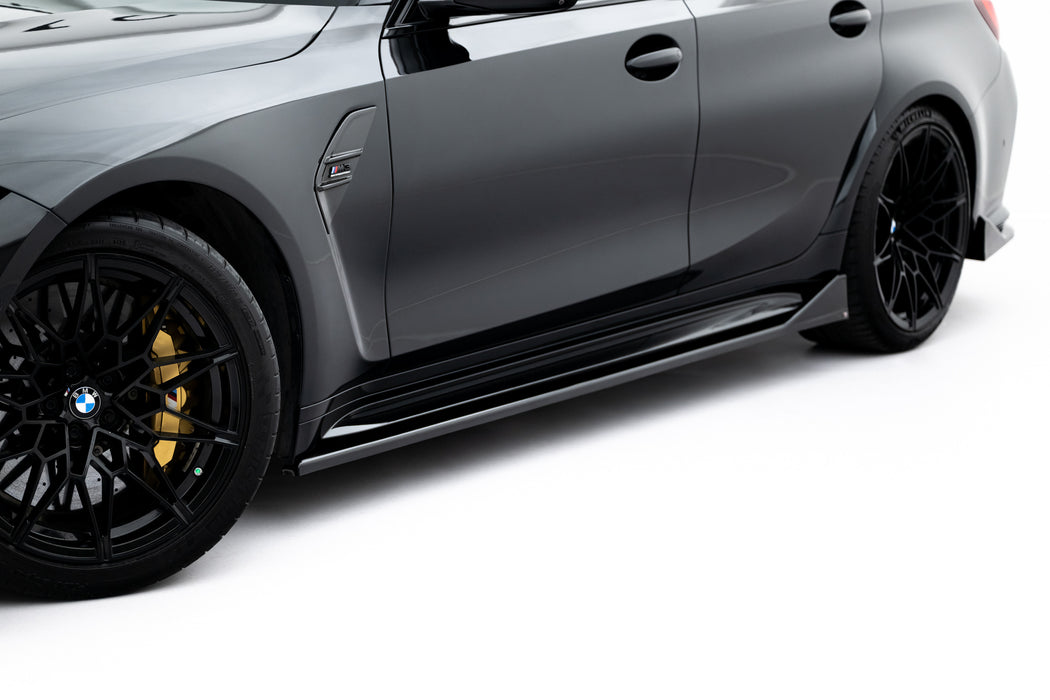 Side Skirts Diffusers V.3 CSL Look BMW M3 Sedan / Touring G80 / G81