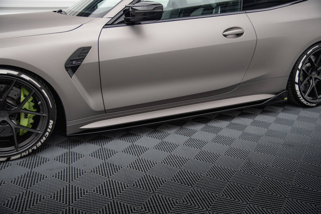 Side Skirts Diffusers V.3 CSL Look BMW M4 G82 / G82 Facelift