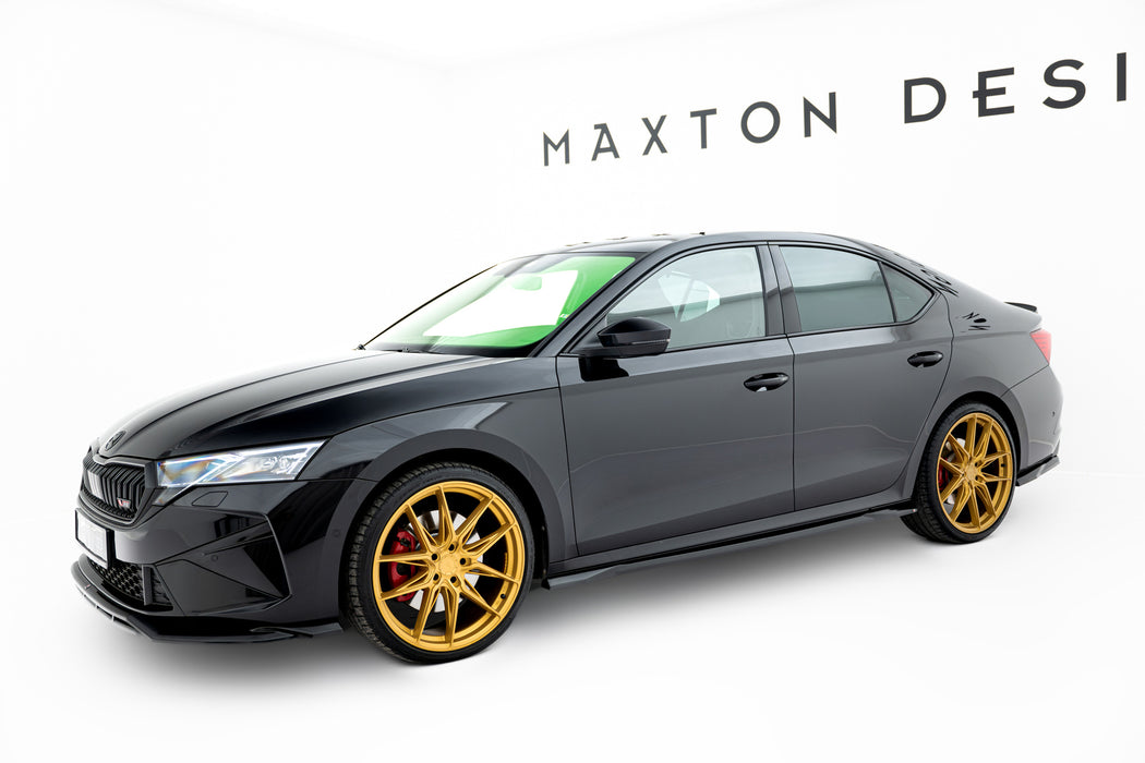Side Skirts Diffusers V.3 Skoda Octavia RS Liftback / Combi Mk4 Facelift