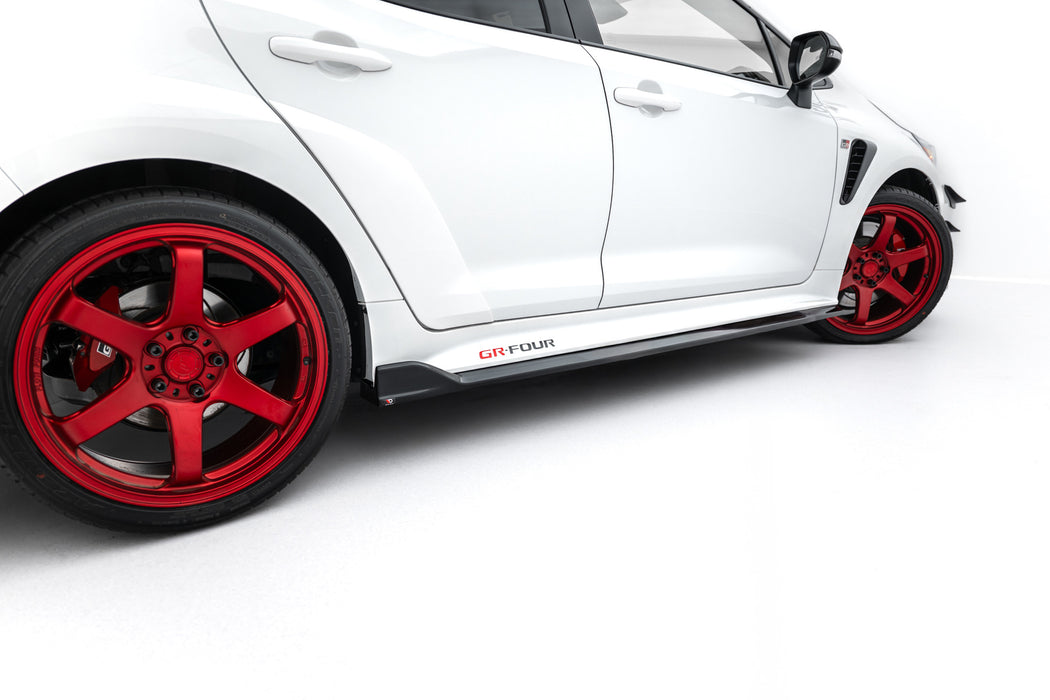 Side skirts Diffusers  V.2 Toyota GR Corolla Mk12