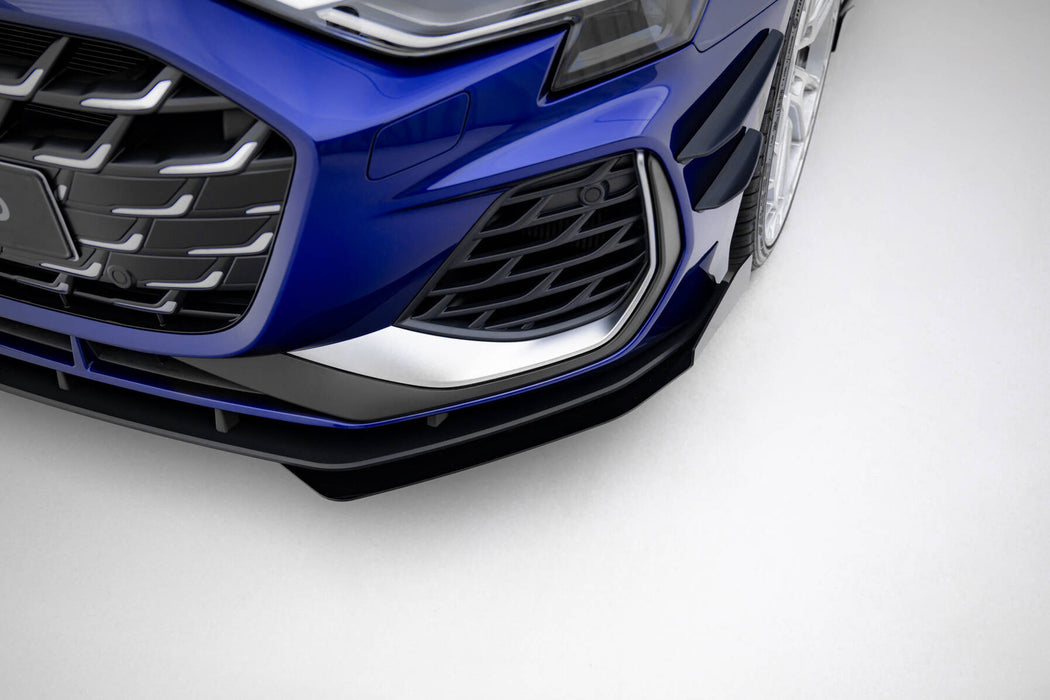 Street Pro Front Splitter V.1 + Flaps Audi S3 Sportback / A3 S-line Sportback 8Y Facelift