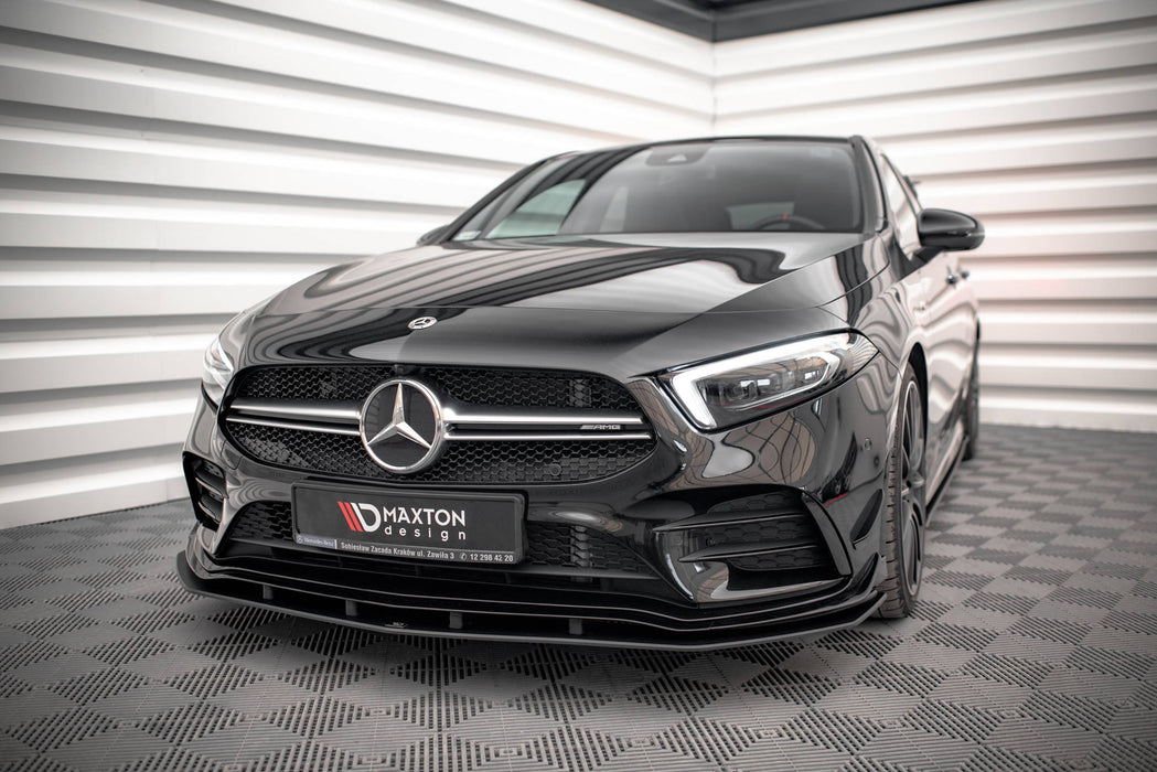 Street Pro Front Splitter Mercedes A35 AMG / AMG-Line Aero Pack W177