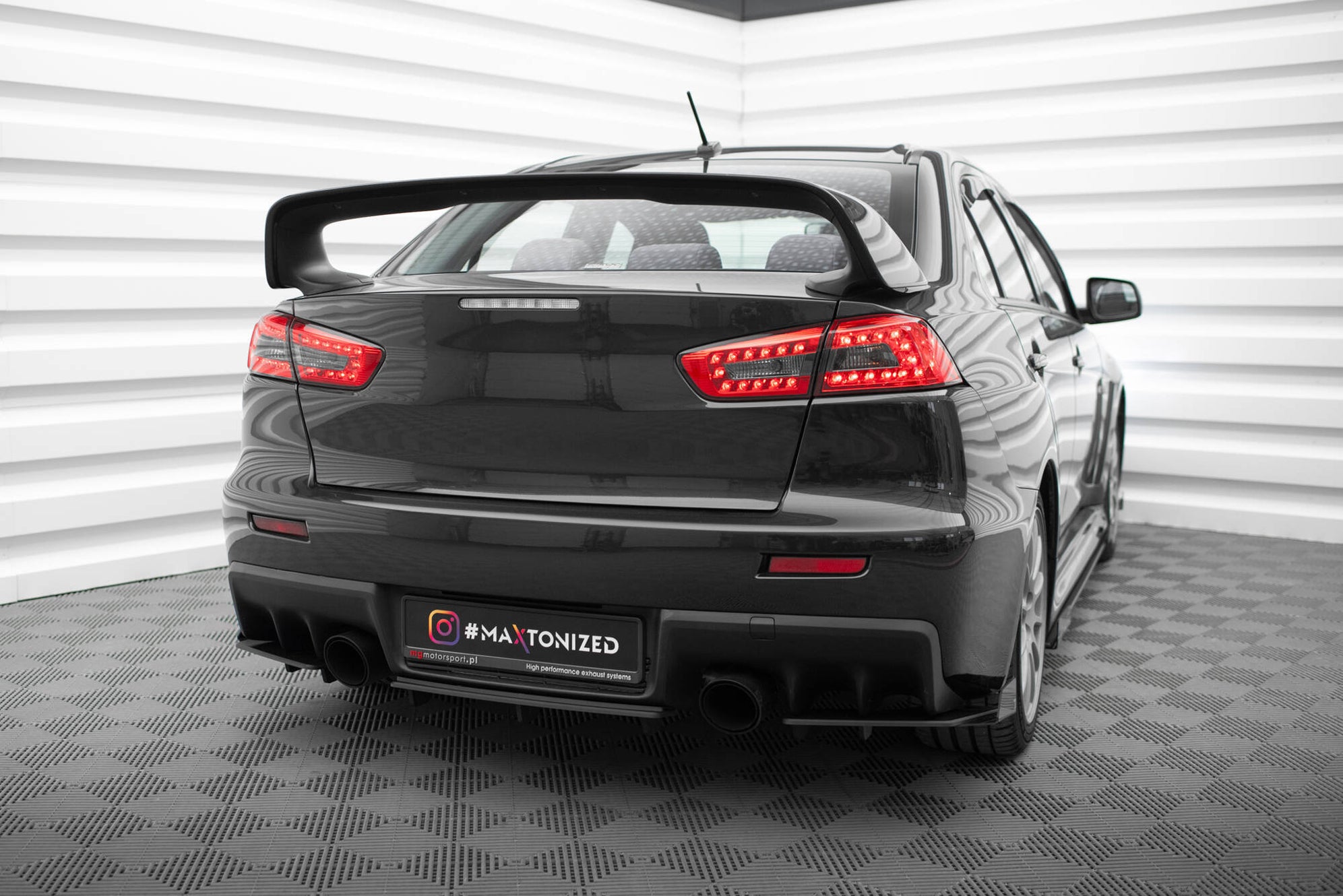 Street Pro Rear Diffuser Mitsubishi Lancer EVO X — Harrys Euro