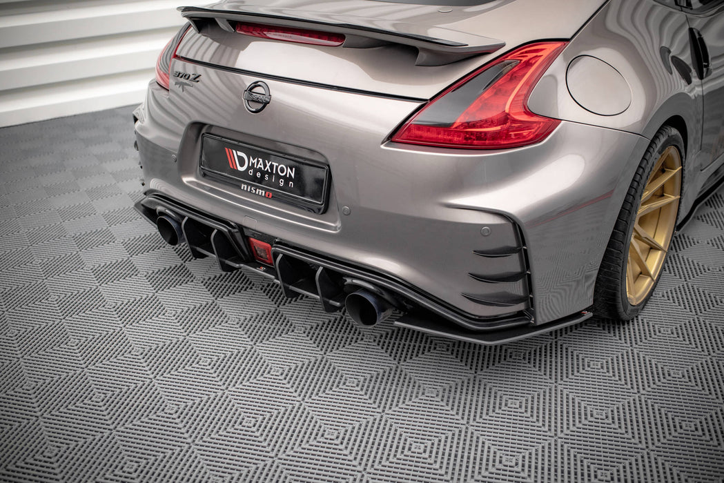 370z Metal Rear Diffusers Street Pro Rear Diffuser Nissan 370Z Nismo Facelift — Harrys Euro