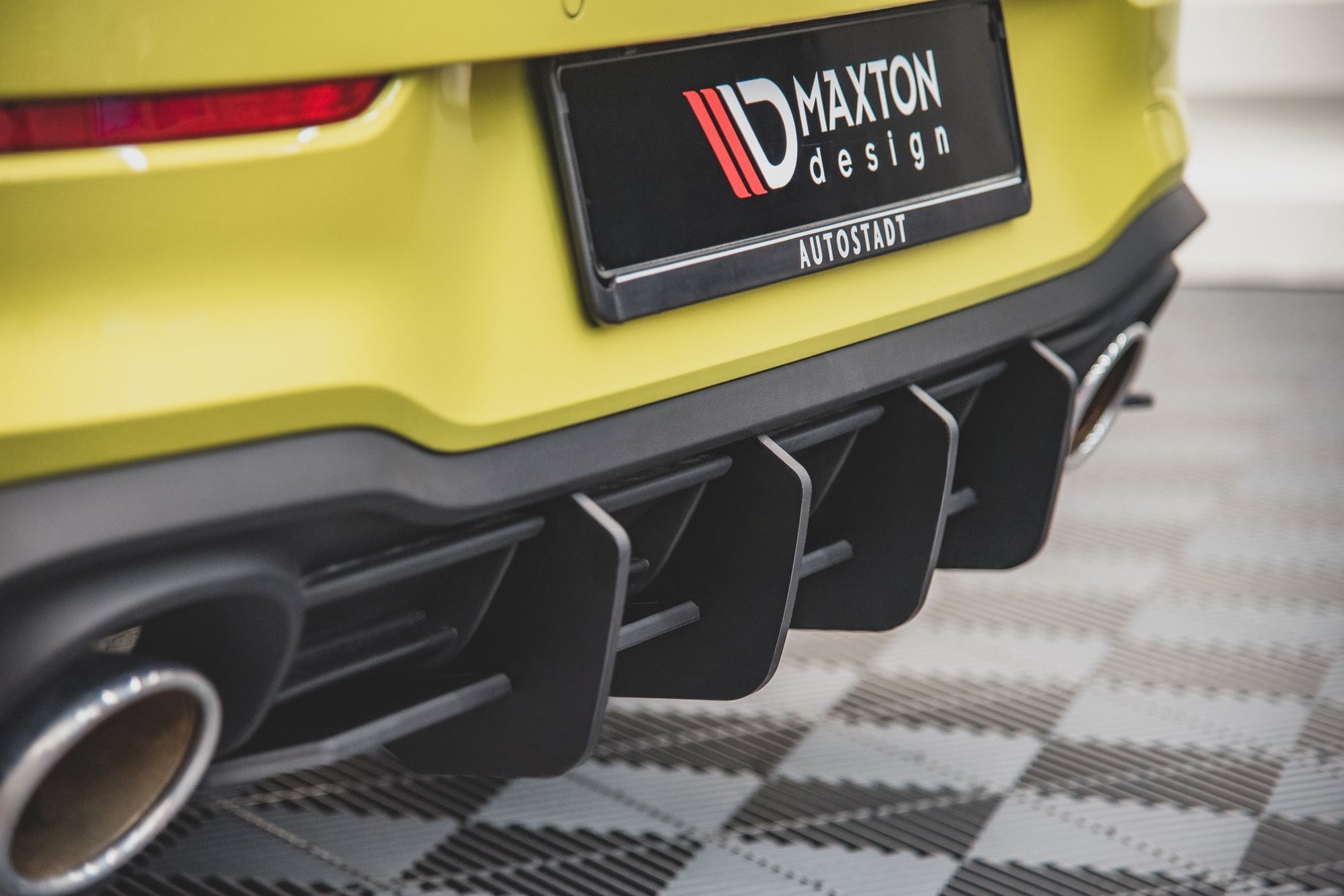 Street Pro Rear Diffuser V.1 Volkswagen Golf GTI Clubsport Mk8 — Harrys ...