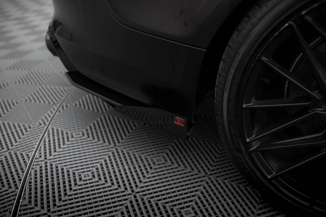 Street Pro Rear Side Splitters + Flaps Audi A7 S-Line C7