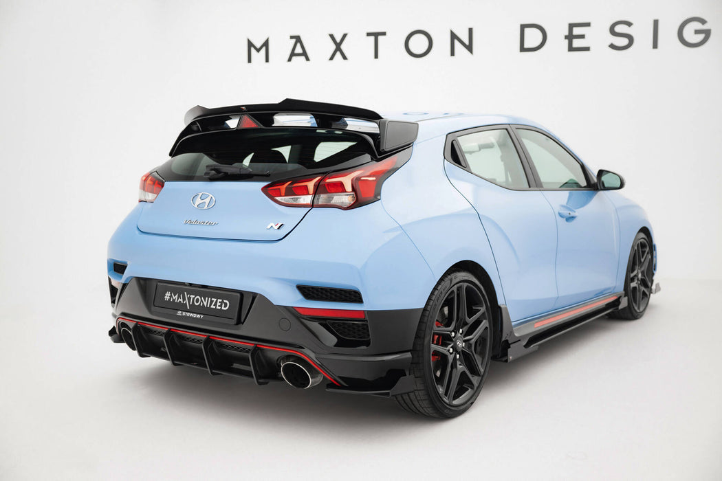 Street Pro Rear Side Splitters + Flaps Hyundai Veloster N Mk2