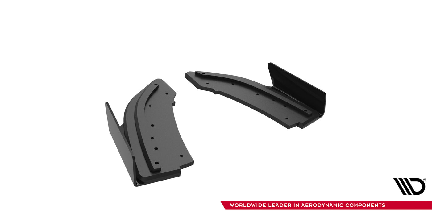 Street Pro Rear Side Splitters + Flaps Mazda 3 MPS Mk1 EU Version