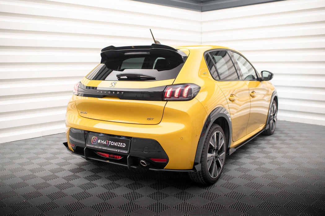 Street Pro Rear Side Splitters + Flaps Peugeot 208 GT Mk2