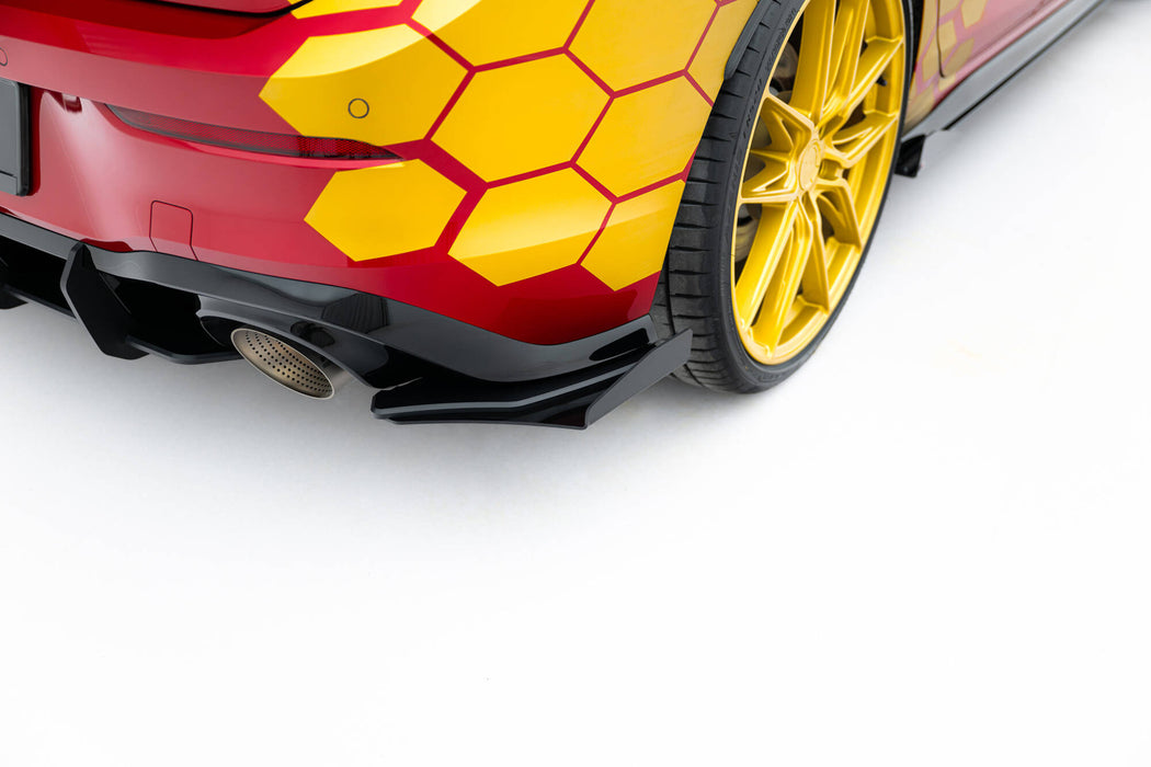 Street Pro Rear Side Splitters + Flaps Volkswagen Golf GTI Clubsport Mk8