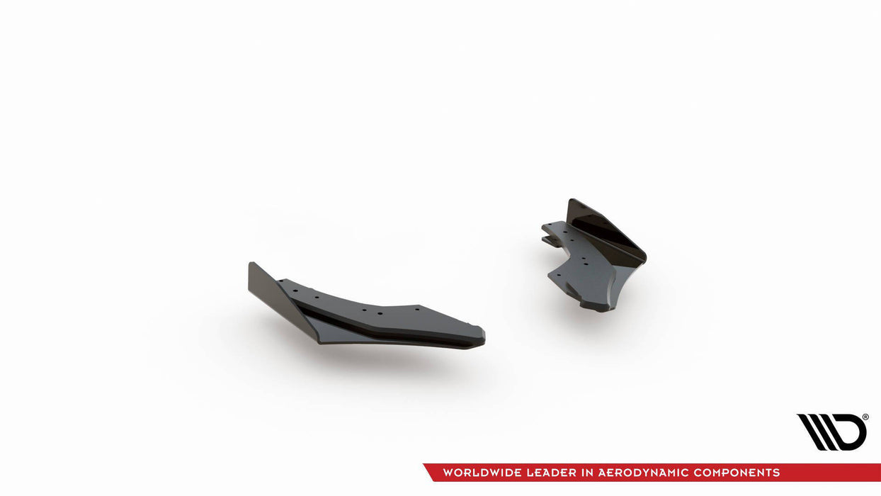 Street Pro Rear Side Splitters + Flaps Volkswagen Golf GTI Clubsport Mk8