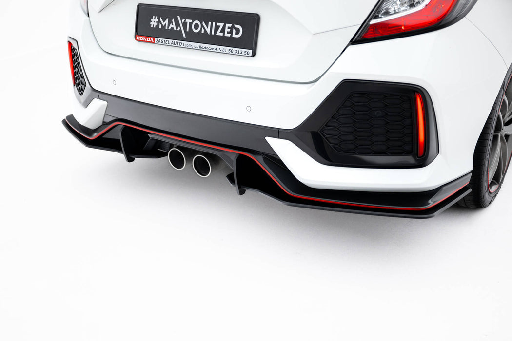 Street Pro Rear Side Splitters Honda Civic Sport Mk 10