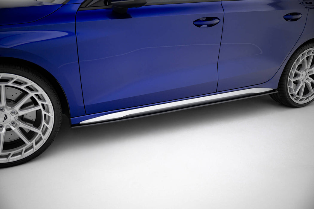 Street Pro Side Skirts Diffusers Audi S3 Sportback / A3 S-line Sportback 8Y Facelift