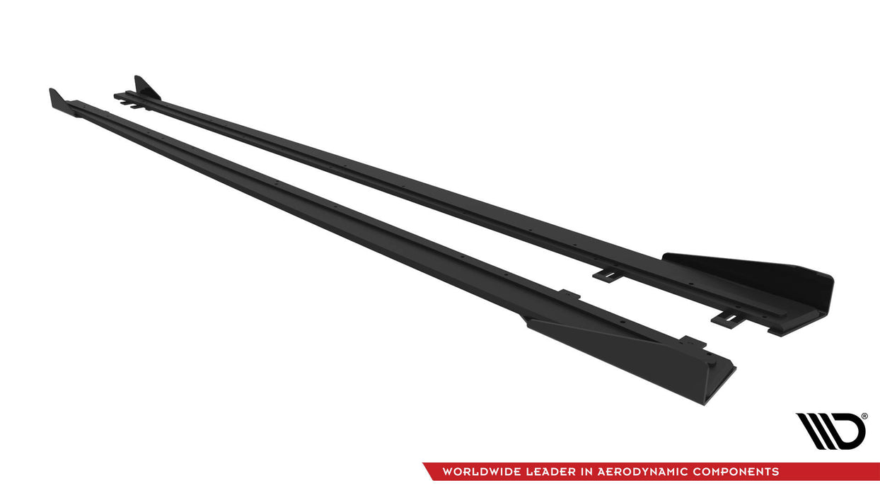 Street Pro Side Skirts Diffusers + Flaps BMW 4 Coupe / Gran Coupe / Cabrio M-Pack F32 / F36 / F33