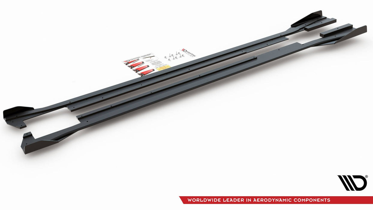 Street Pro Side Skirts Diffusers + Flaps Volkswagen Arteon R-Line Sedan / Shooting Brake Mk1