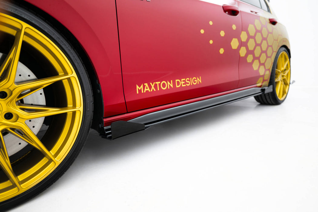 Street Pro Side Skirts Diffusers + Flaps Volkswagen Golf GTI / GTE / GTI Clubsport / R-Line Mk8