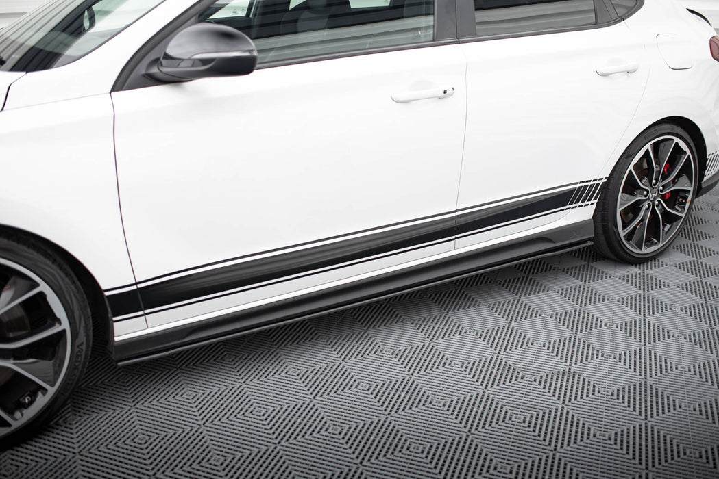Street Pro Side Skirts Diffusers V.1 Hyundai I30 N / N-Line Hatchback / Fastback Mk3 / Mk3 Facelift