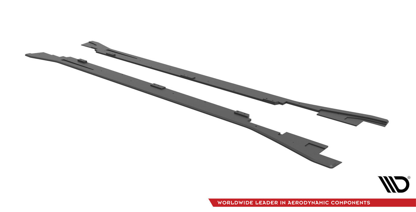 Street Pro Side Skirts Diffusers V.2 Volkswagen Arteon R / R-Line Sedan / Shooting Brake Mk1 Facelift