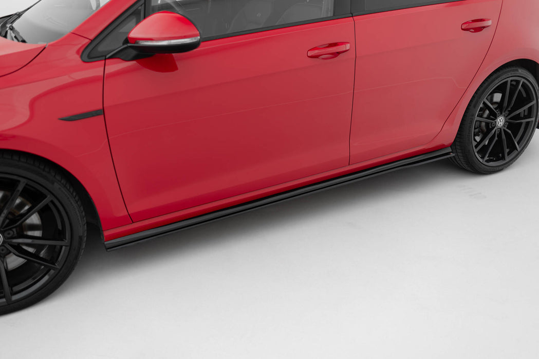 Street Pro Side Skirts Diffusers Volkswagen Golf R / R-Line Mk7 Facelift