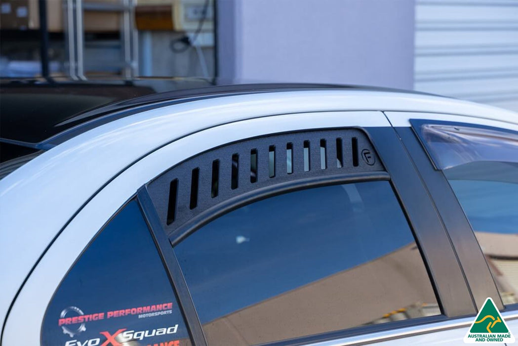 Lancer Evolution X/Ralliart CJ Window Vents (Pair)-Flow Designs