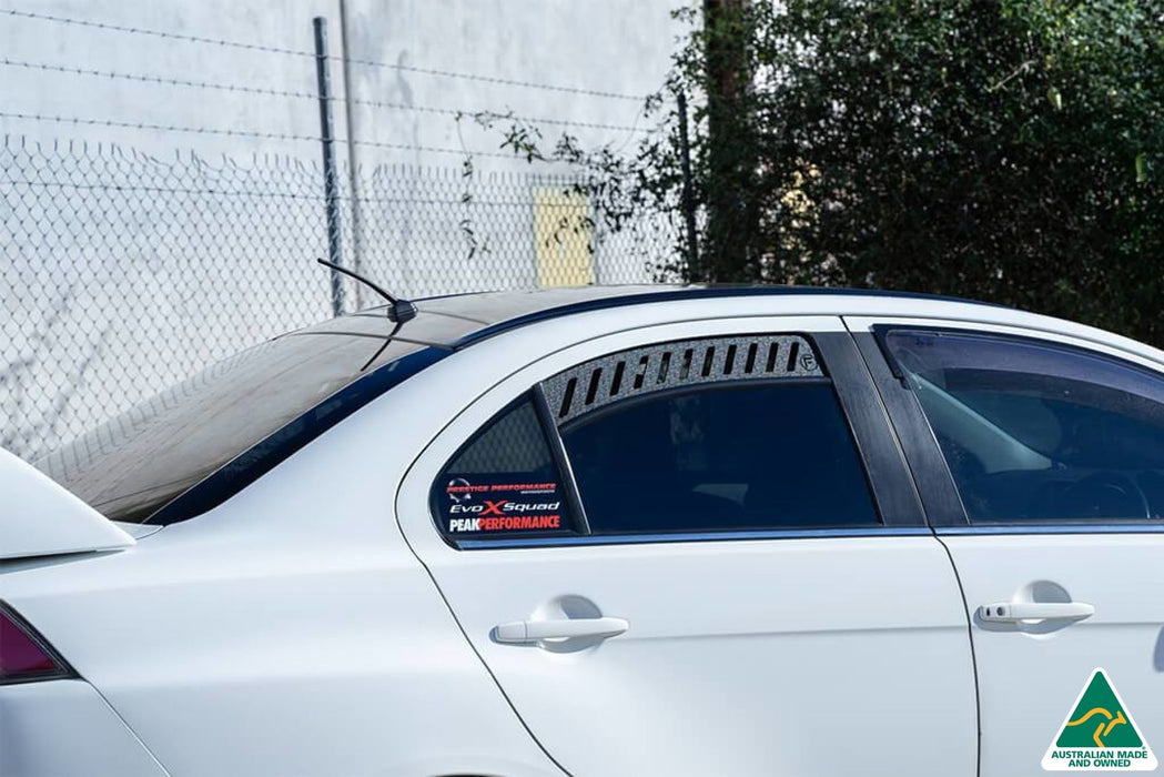 Lancer Evolution X/Ralliart CJ Window Vents (Pair)-Flow Designs