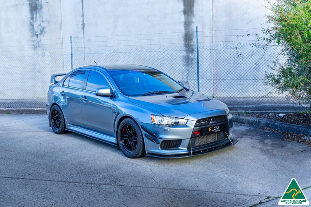 Lancer Evolution X/Ralliart CJ Window Vents (Pair)-Flow Designs