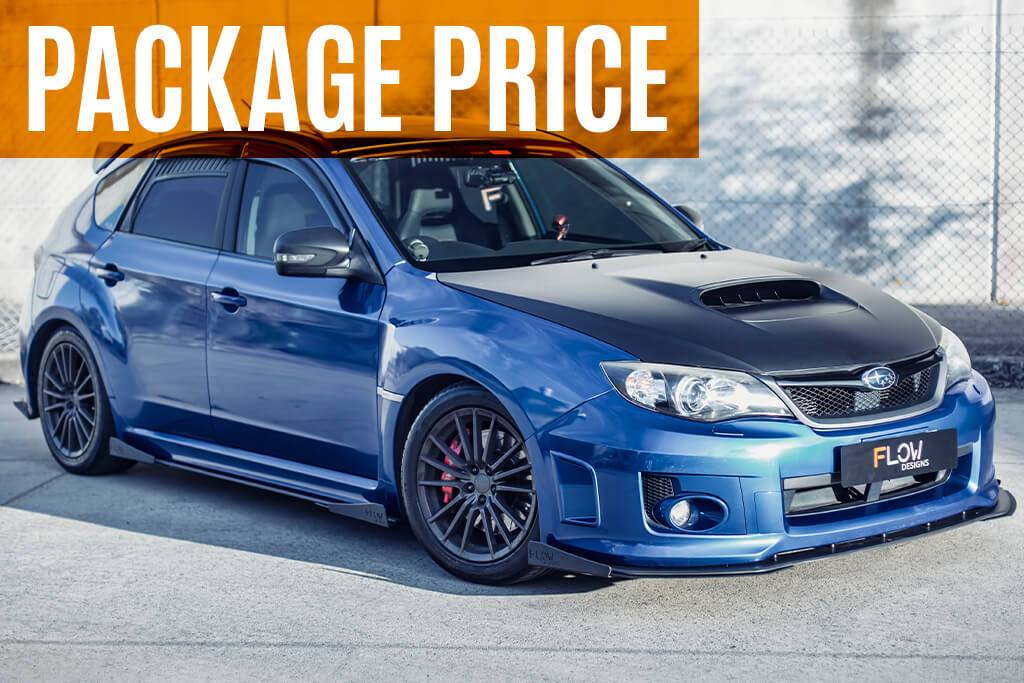 Impreza WRX / STI G3 Hatch (FL) Full Lip Splitter Set-Flow Designs