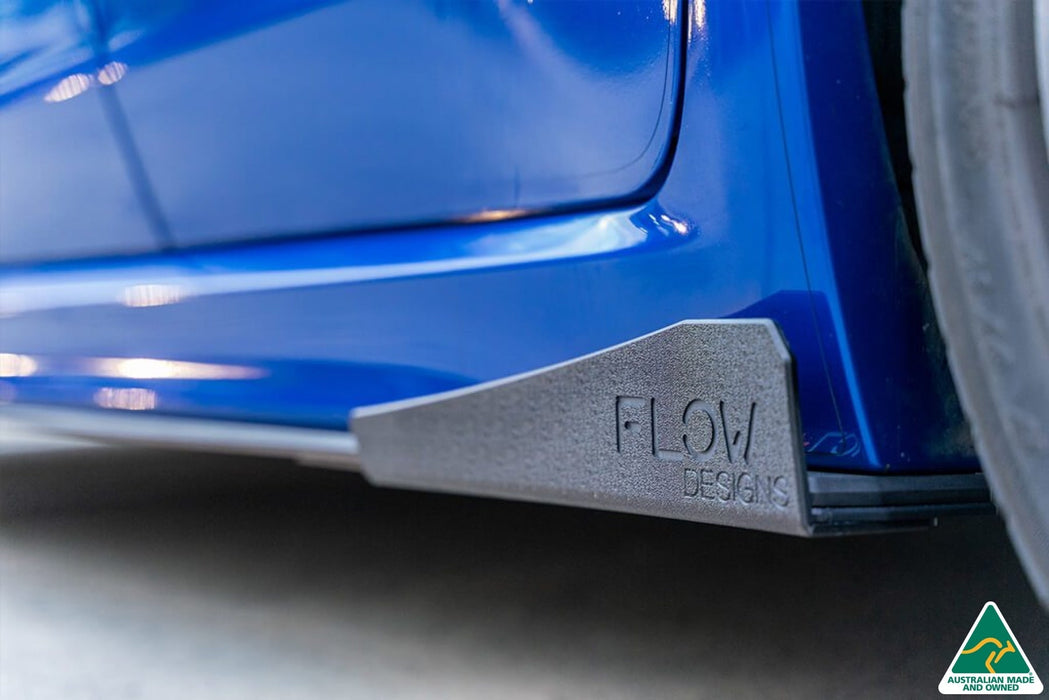Impreza WRX / STI G3 Hatch (FL) Side Skirt Splitter Winglets (Pair)-Flow Designs