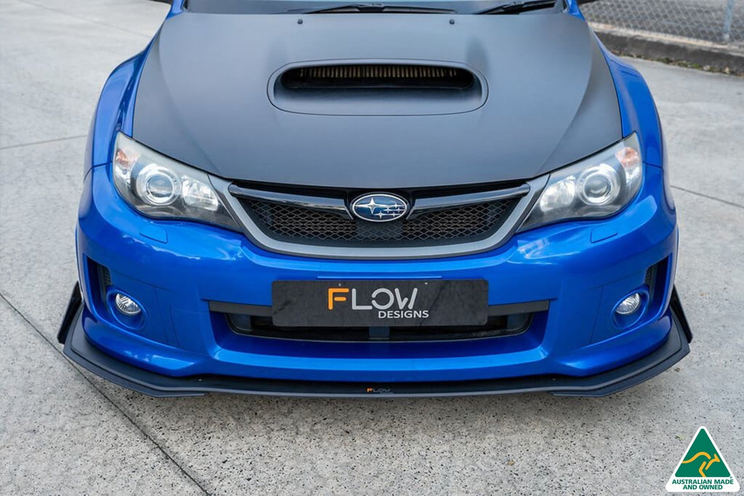 Impreza WRX / STI G3 Hatch (FL) Front Lip Splitter-Flow Designs