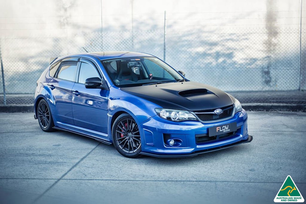 Impreza WRX / STI G3 Hatch (FL) Front Lip Splitter Extensions (Pair)-Flow Designs