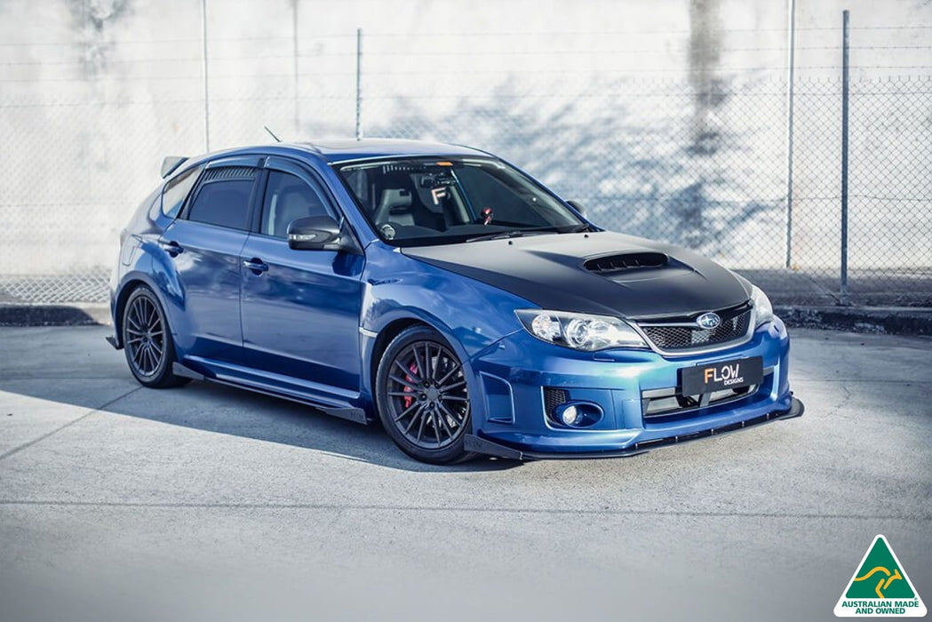Impreza WRX / STI G3 Hatch (FL) Side Skirt Splitter Winglets (Pair)-Flow Designs