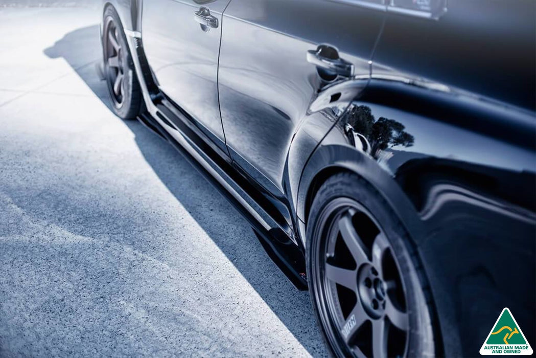 Impreza WRX / STI G3 Sedan FL Side Skirt Splitter Extensions (2 Pairs)-Flow Designs