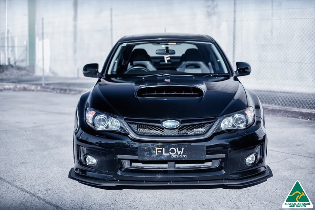 Impreza WRX / STI G3 Sedan FL Front Lip Splitter Extensions (Pair)-Flow Designs