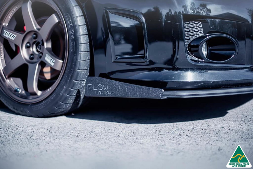 Impreza WRX / STI G3 Sedan FL Front Lip Splitter Winglets (Pair)-Flow Designs