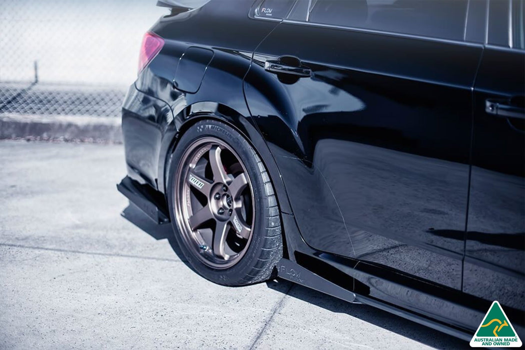 Impreza WRX / STI G3 Sedan FL Side Skirt Splitter Winglets (Pair)-Flow Designs