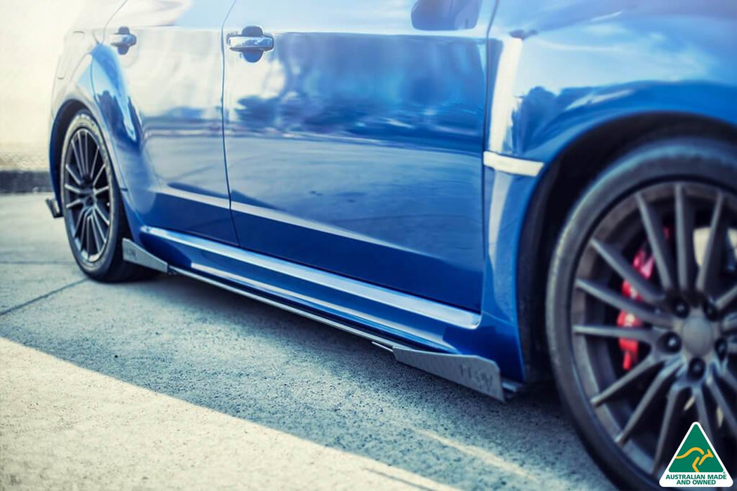 Impreza WRX / STI G3 Hatch (FL) Side Skirt Splitter Winglets (Pair)-Flow Designs