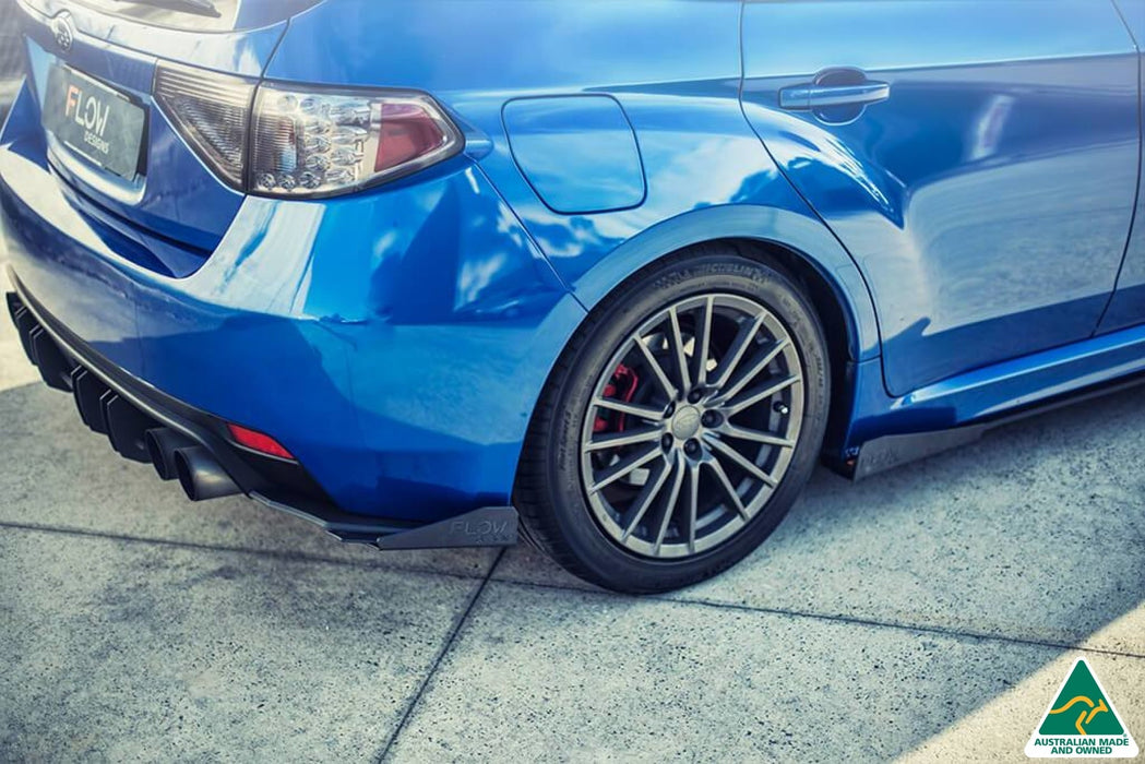 Impreza WRX / STI G3 Hatch (FL) Rear Spat Winglets (Pair)-Flow Designs