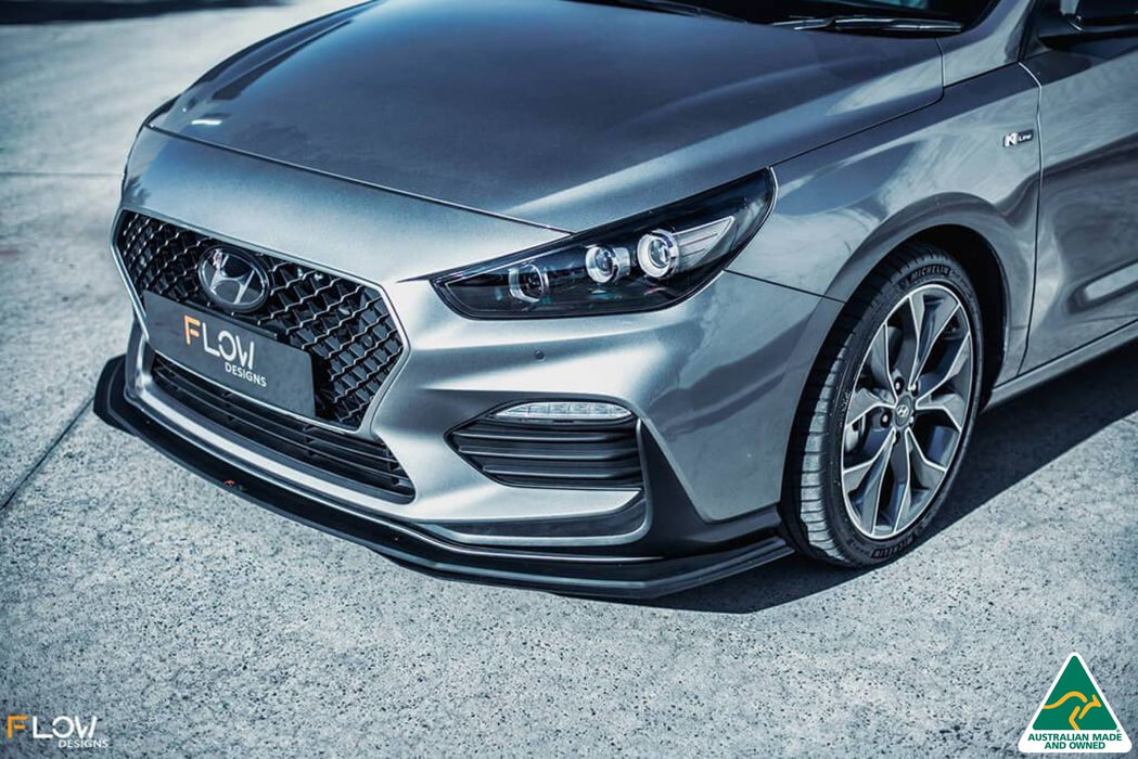 i30 N Line Hatch PD (2018-Current) Front Lip Splitter Extensions (Pair)-Flow Designs
