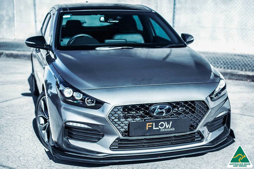 i30 N Line Hatch PD (2018-Current) Front Lip Splitter Winglets (Pair)-Flow Designs