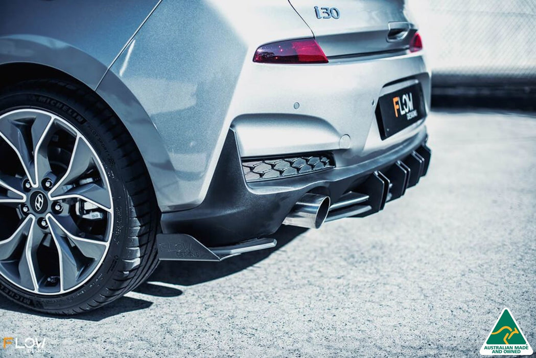 i30 N Line Hatch PD (2018-Current) Rear Spat Winglets (Pair)-Flow Designs