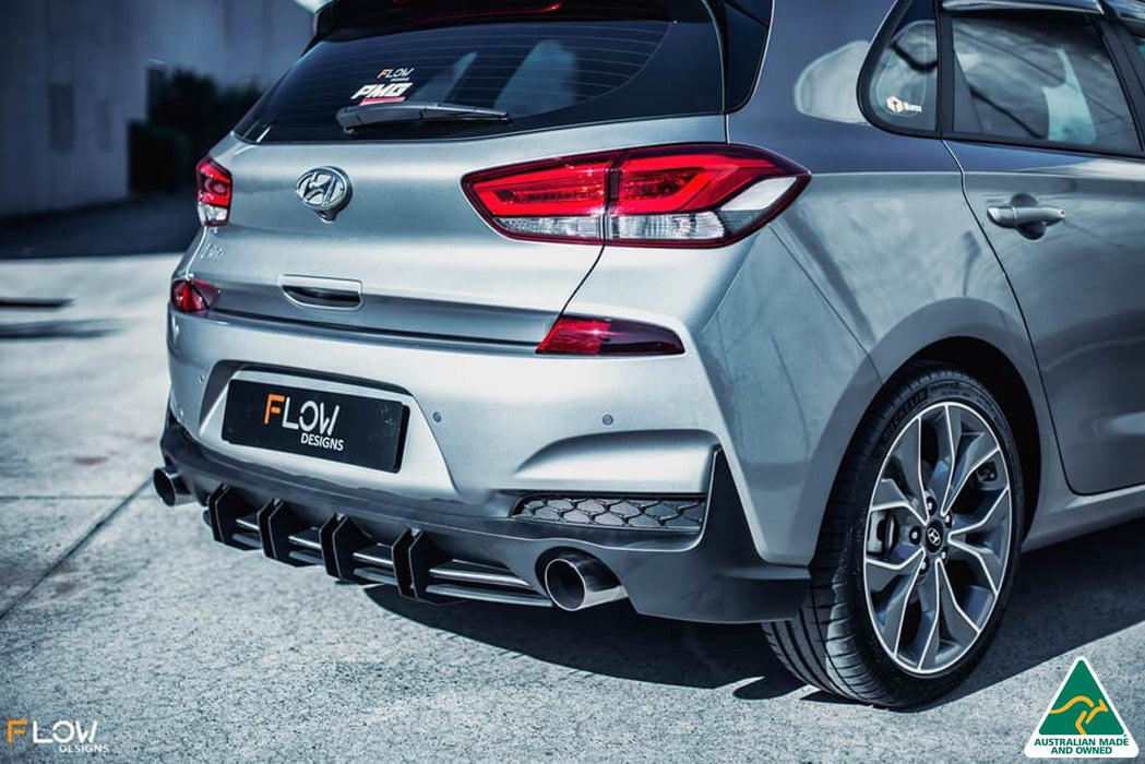 i30 N Line Hatch PD (2018-Current) Flow-Lock Rear Diffuser-Flow Designs