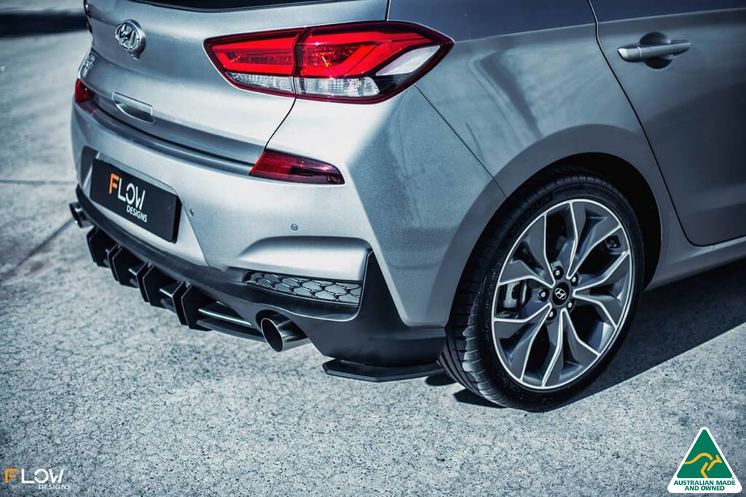 i30 N Line Hatch PD (2018-Current) Flow-Lock Rear Diffuser-Flow Designs